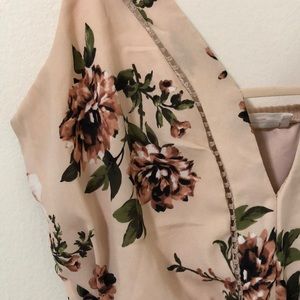 Adorable flirty floral romper